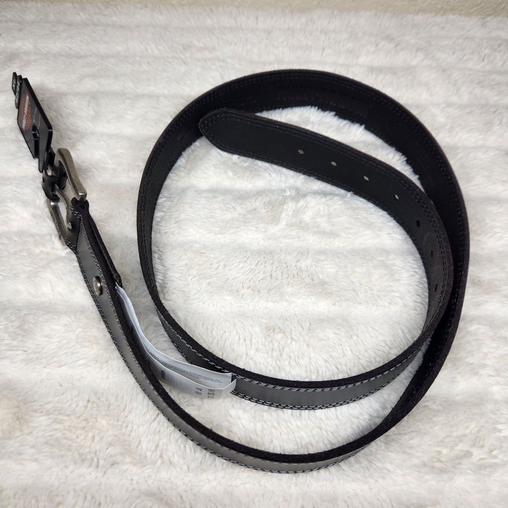 Harley Davidson Men Belt BMM039 Genuine Leather Black XL 42/44 - Picture 9 of 12